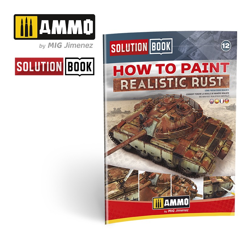 Ammo by MIG - Book - How To Paint Realistic Rust Solution Book 12 - Good Games