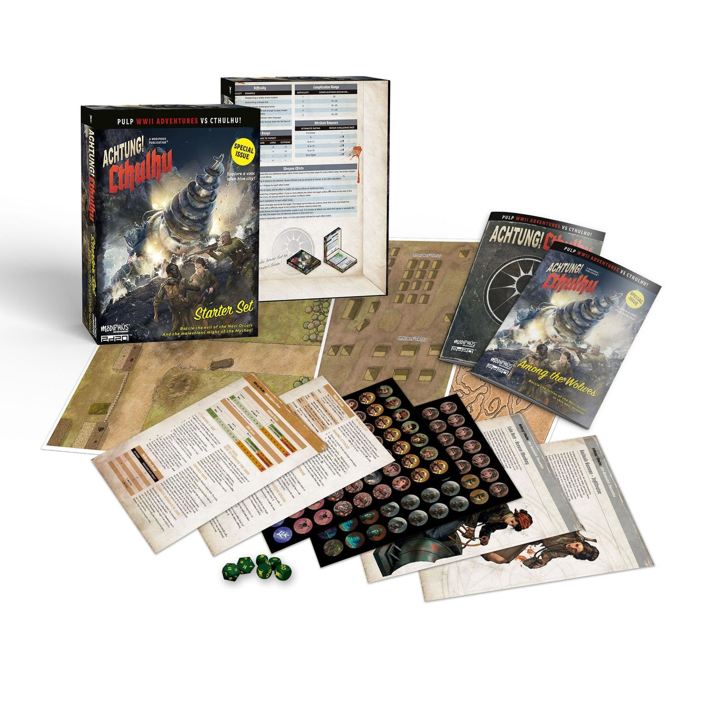 Modiphius Entertainment Achtung! Cthulhu 2d20 Starter Set - Good Games