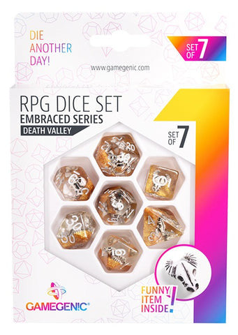 Gamegenic - Embraced Series RPG Dice Set - Death Valley