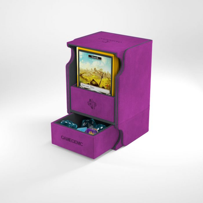 Gamegenic - Watchtower 100+ Convertible Deck Box  - Purple