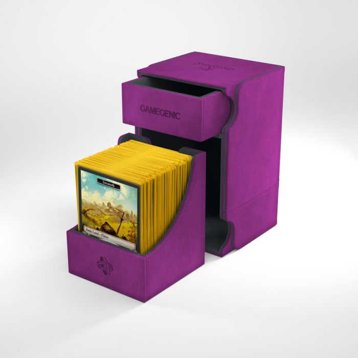 Gamegenic - Watchtower 100+ Convertible Deck Box  - Purple