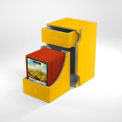 Gamegenic - Watchtower 100+ Convertible Deck Box  - Yellow