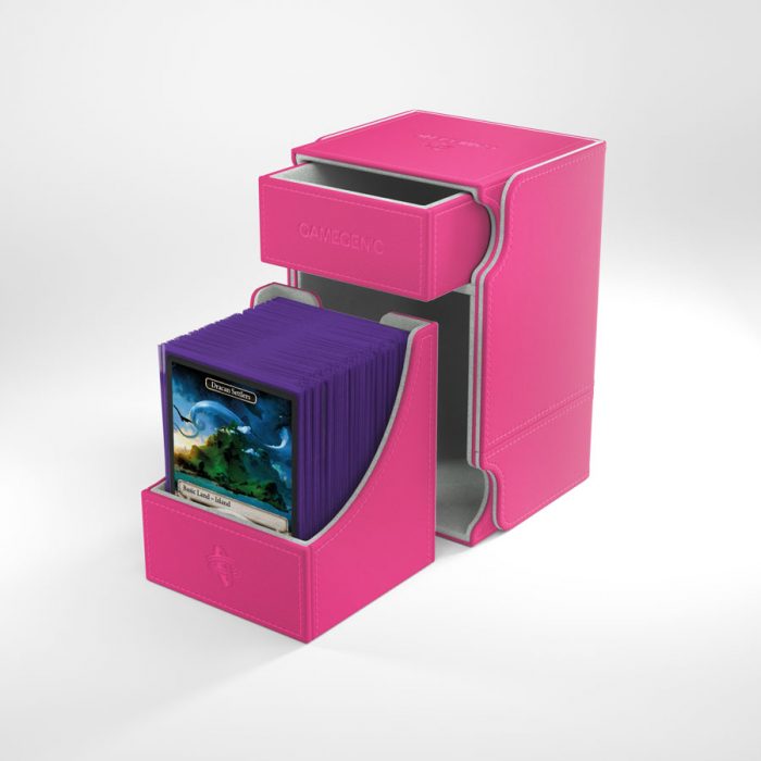 Gamegenic - Watchtower 100+ Convertible Deck Box  - Pink