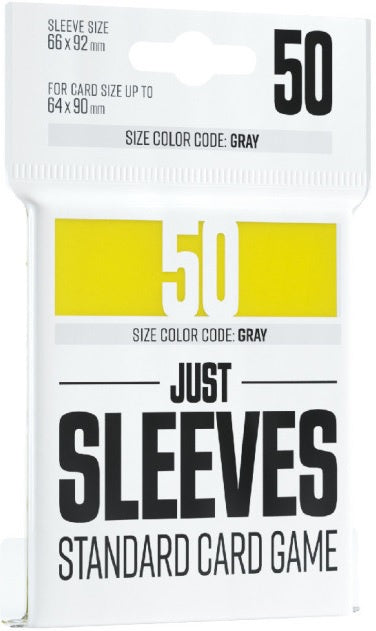 Gamegenic Just Sleeves Standard Card Game - Yellow - Good Games