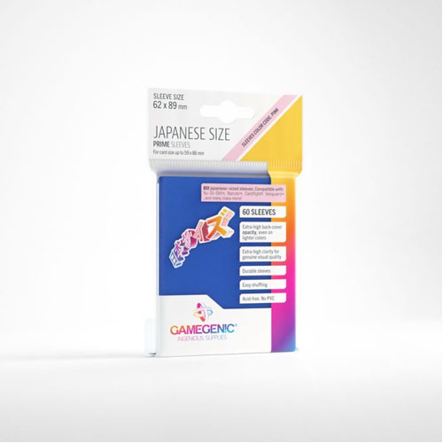 Gamegenic Prime Japanese Sized Sleeves (60) - Good Games