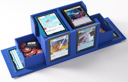Gamegenic Double Deck Pod - Star Wars Unlimited - Blue