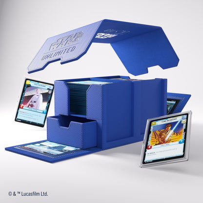 Gamegenic Double Deck Pod - Star Wars Unlimited - Blue