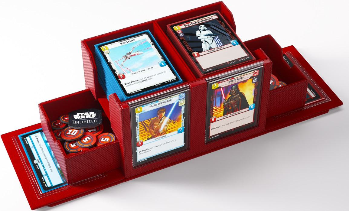 Gamegenic Double Deck Pod - Star Wars Unlimited - Red