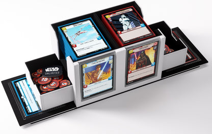 Gamegenic Double Deck Pod - Star Wars Unlimited - White