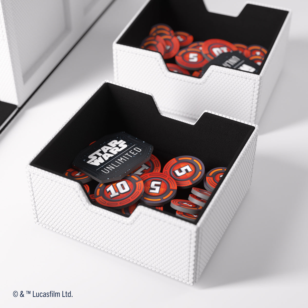 Gamegenic Double Deck Pod - Star Wars Unlimited - White