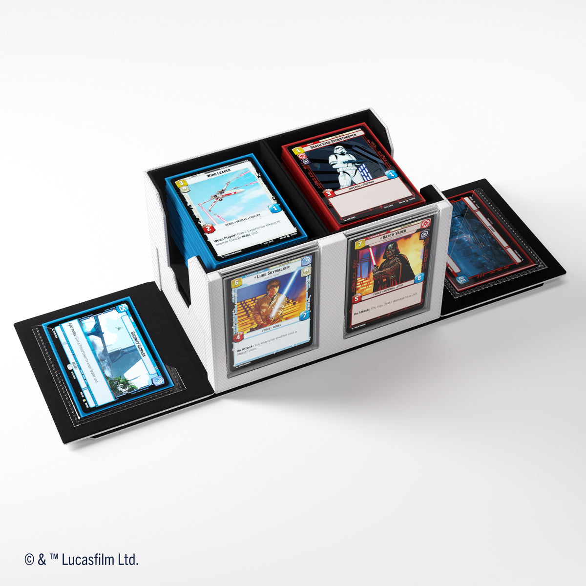 Gamegenic Double Deck Pod - Star Wars Unlimited - White