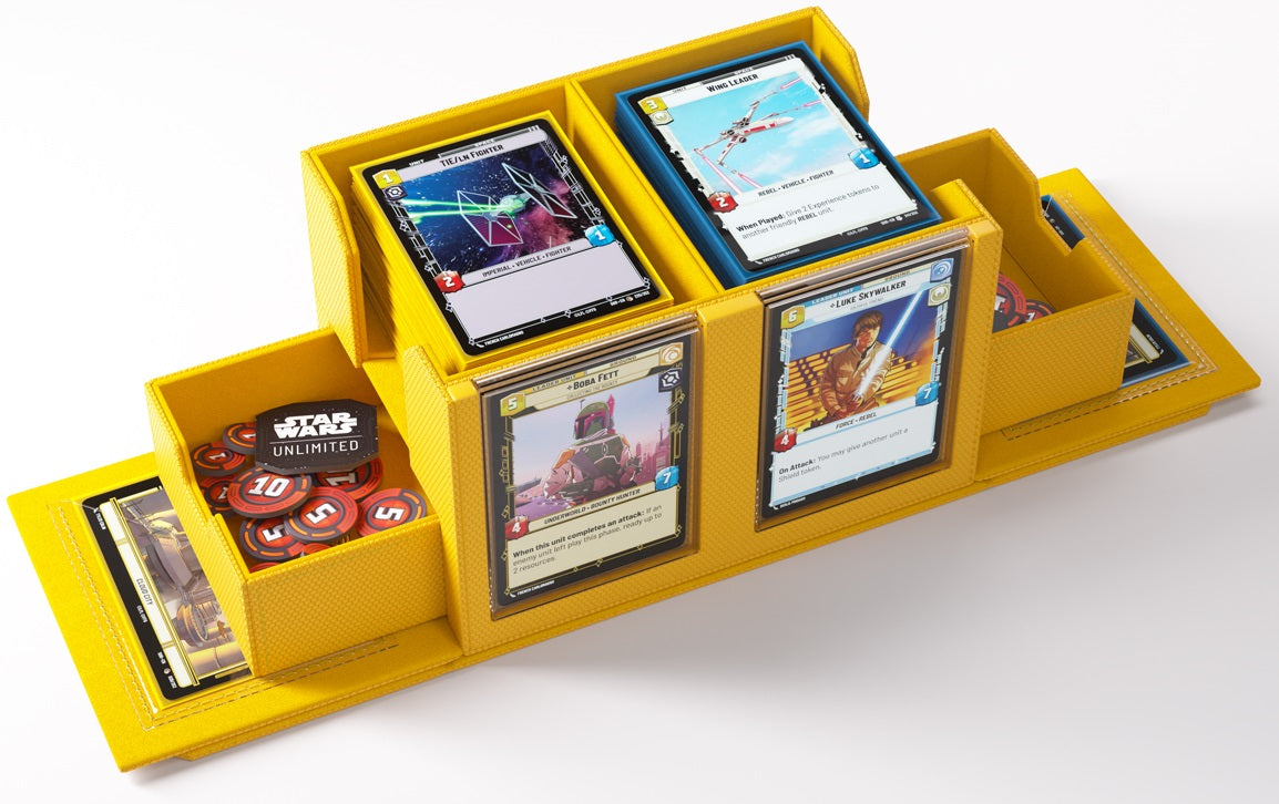 Gamegenic Double Deck Pod - Star Wars Unlimited - Yellow