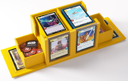 Gamegenic Double Deck Pod - Star Wars Unlimited - Yellow
