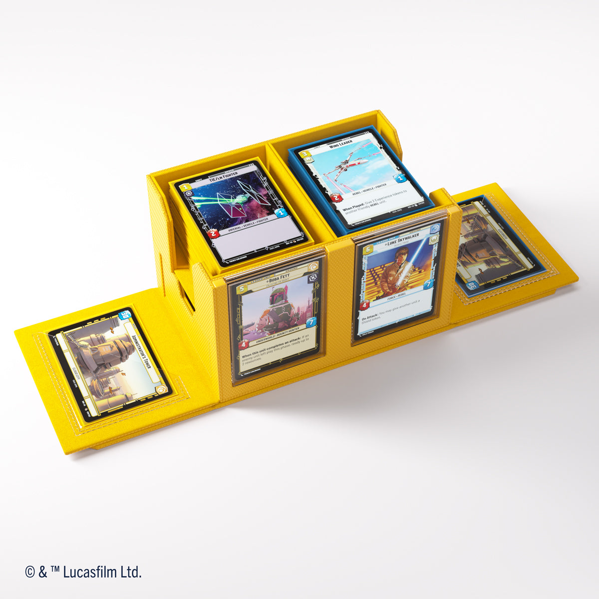 Gamegenic Double Deck Pod - Star Wars Unlimited - Yellow