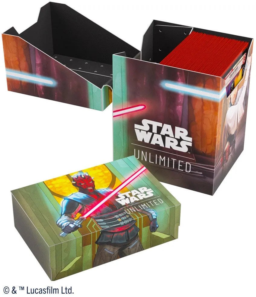 Gamegenic - Star Wars Unlimited Soft Crate - ObiWan Kenobi/Darth Maul