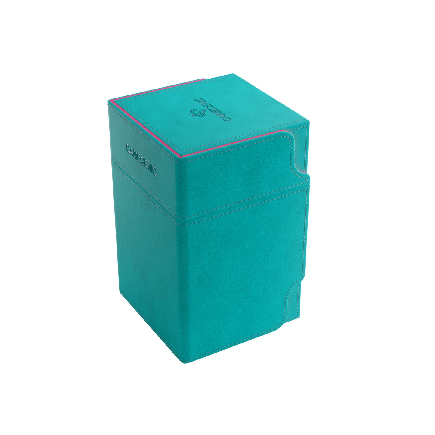 Gamegenic - Watchtower 100+ XL Convertible Deck Box - Teal/Pink - Good Games