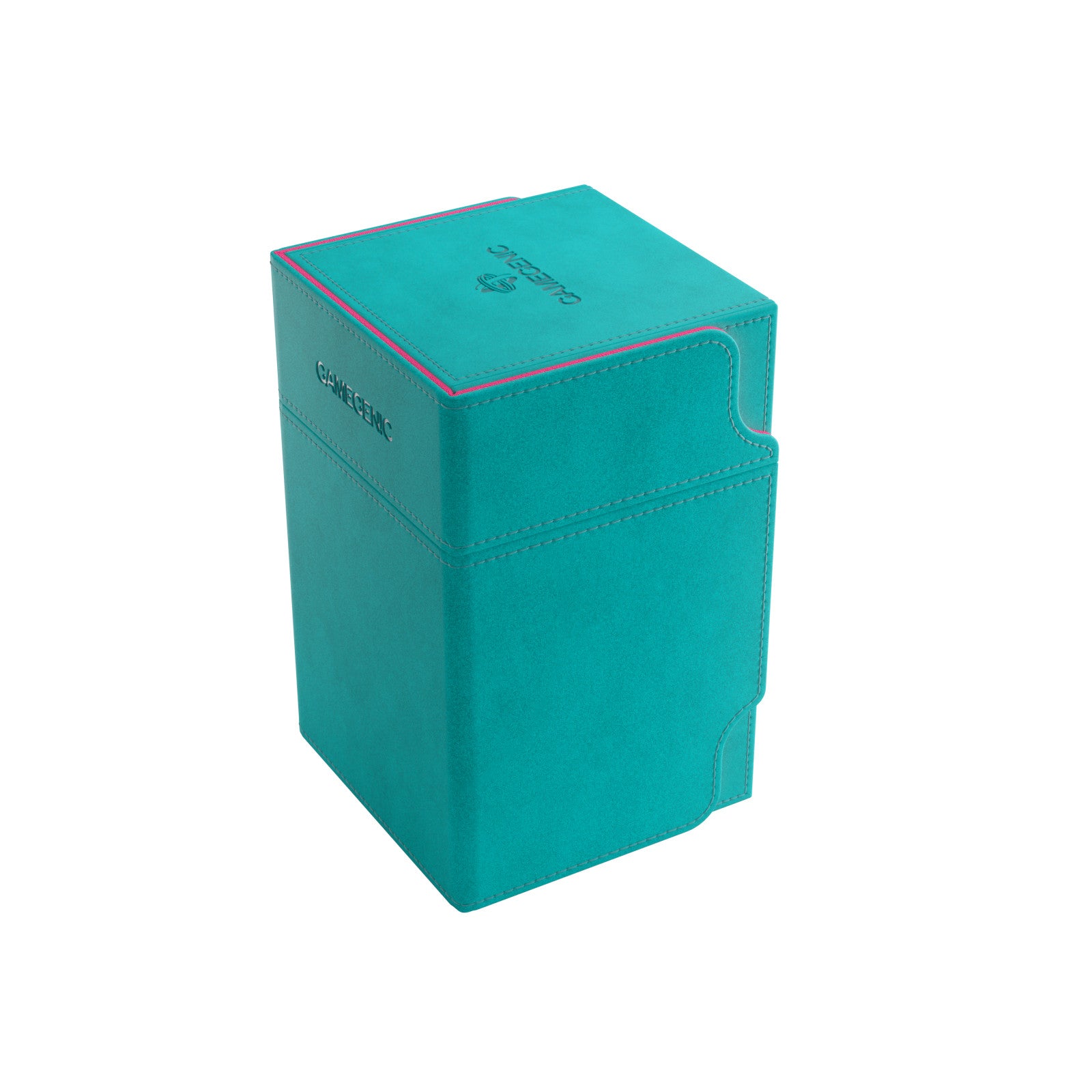 Gamegenic - Watchtower 100+ XL Convertible Deck Box - Teal/Pink - Good Games