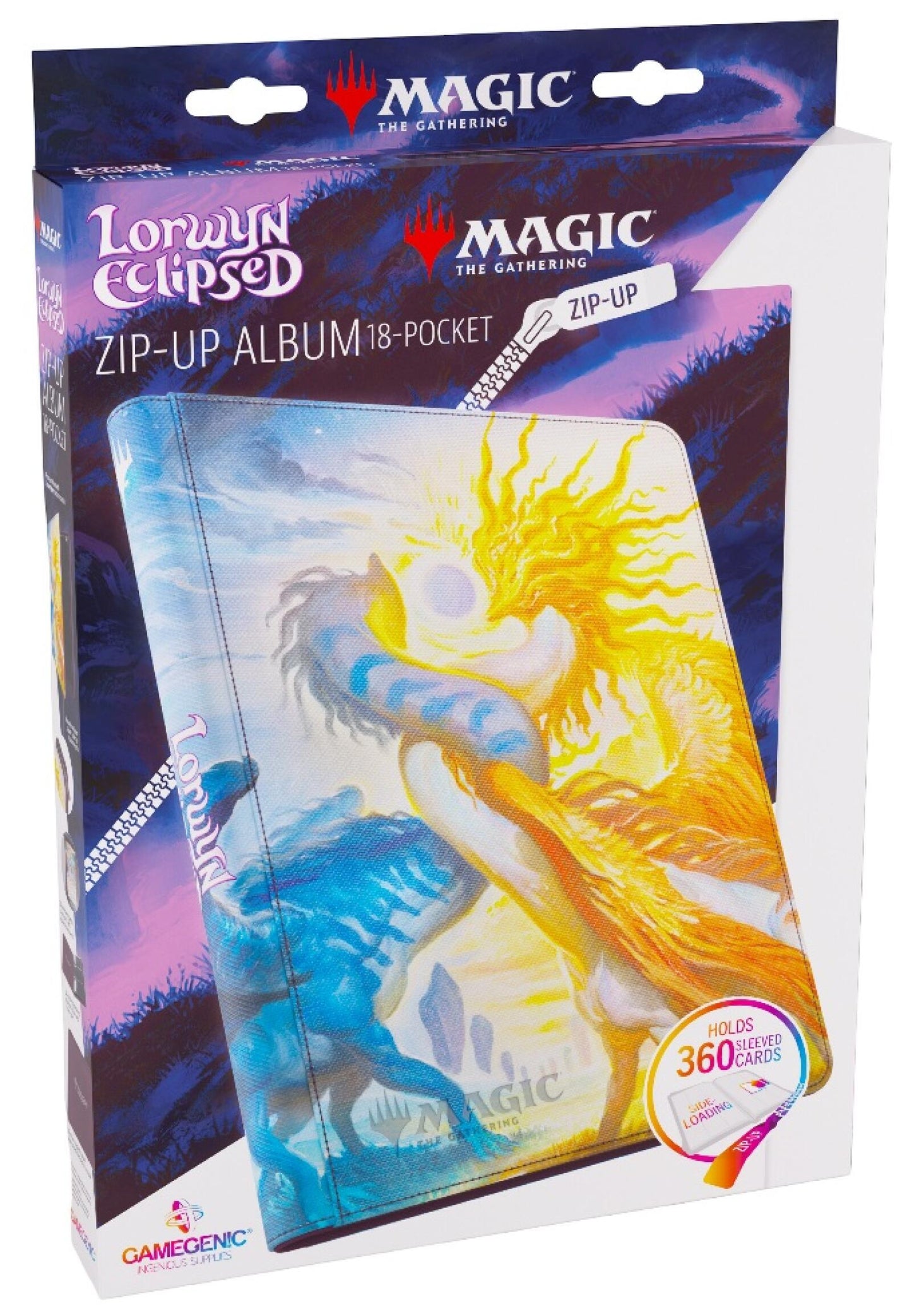 Gamegenic Magic The Gathering Lorwyn Eclipsed Zip-Up 18-Pocket Album - Celestial Reunion