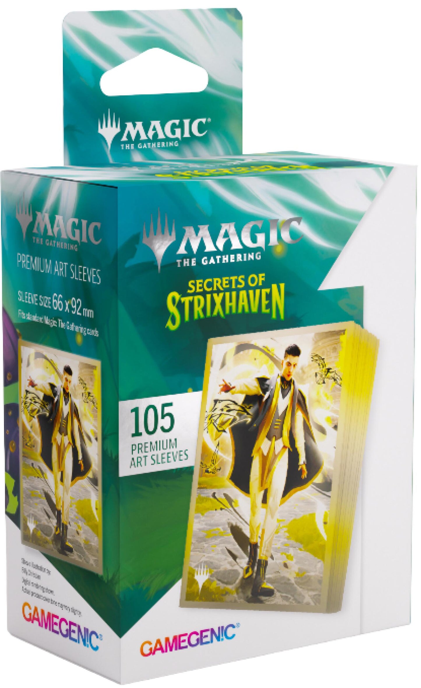 Gamegenic Magic The Gathering Secrets of Strixhaven Premium Art Sleeves - Killian, Decisive Mentor (66 x 92 mm) (105 Sleeves Per Pack)