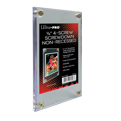 Ultra Pro UP43007 1/4" Screwdown Non-Recessed Card Holder - Good Games