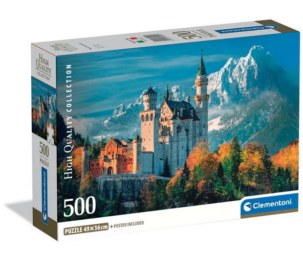Neuschwanstein Castle 500 Piece Jigsaw (High Quality)