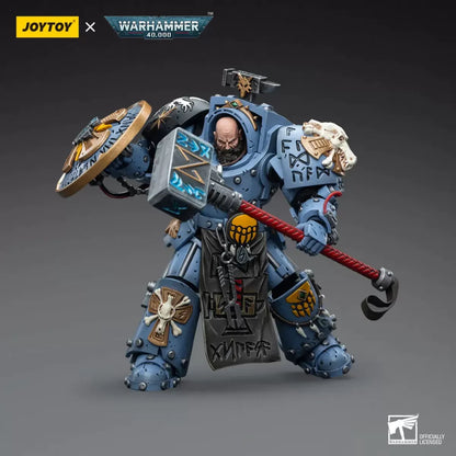Warhammer Collectibles: 1/18 Scale Space Wolves Arjac Rockfist - Good Games