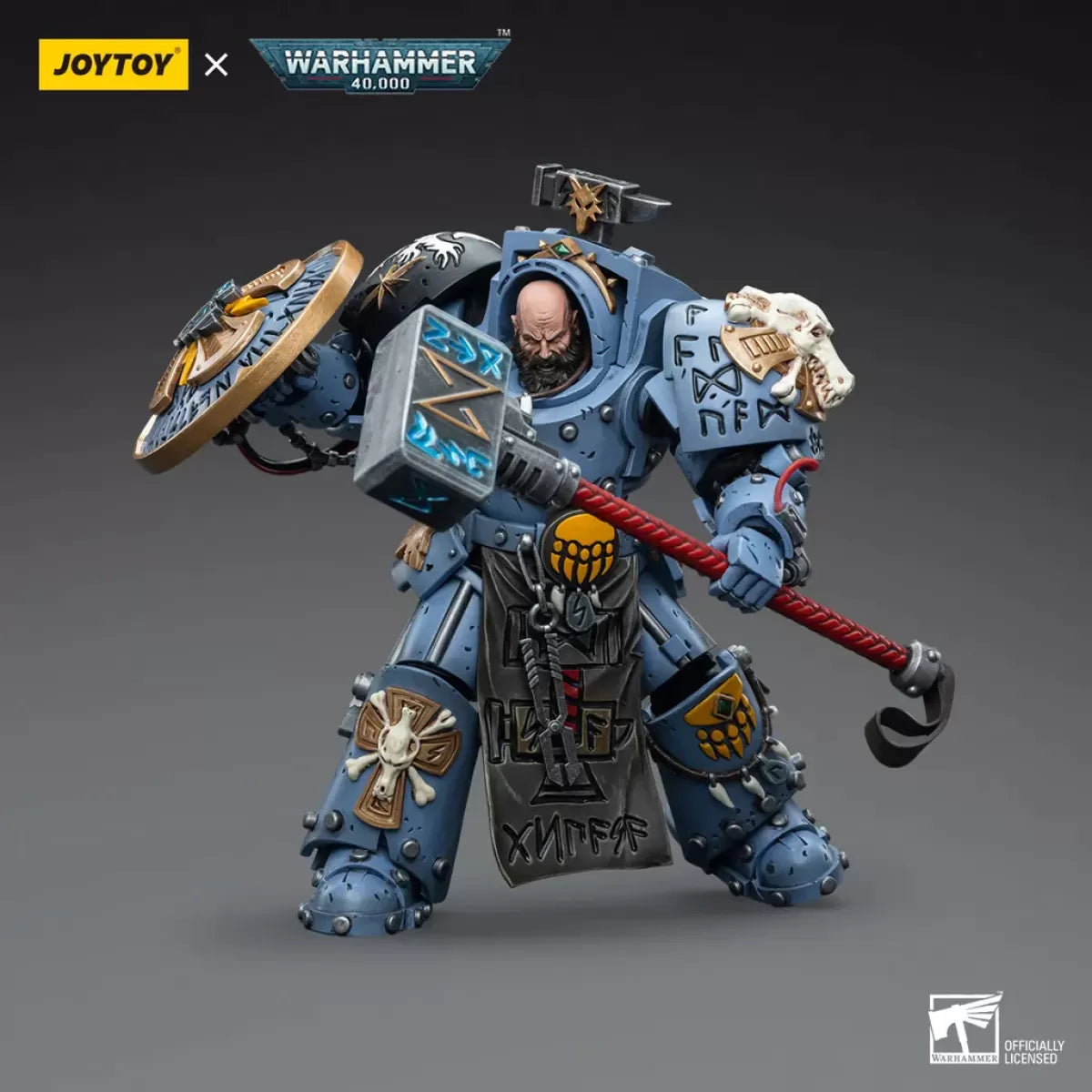 Warhammer Collectibles: 1/18 Scale Space Wolves Arjac Rockfist