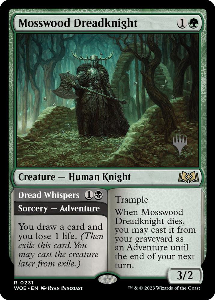 Mosswood Dreadknight 231 (Promo Pack: Wilds of Eldraine) 