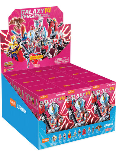 Blokees Figures - Ultraman 73114 - Galaxy Version 14 - Connect The Wishes!! - 9 In 1 Blind Box Display