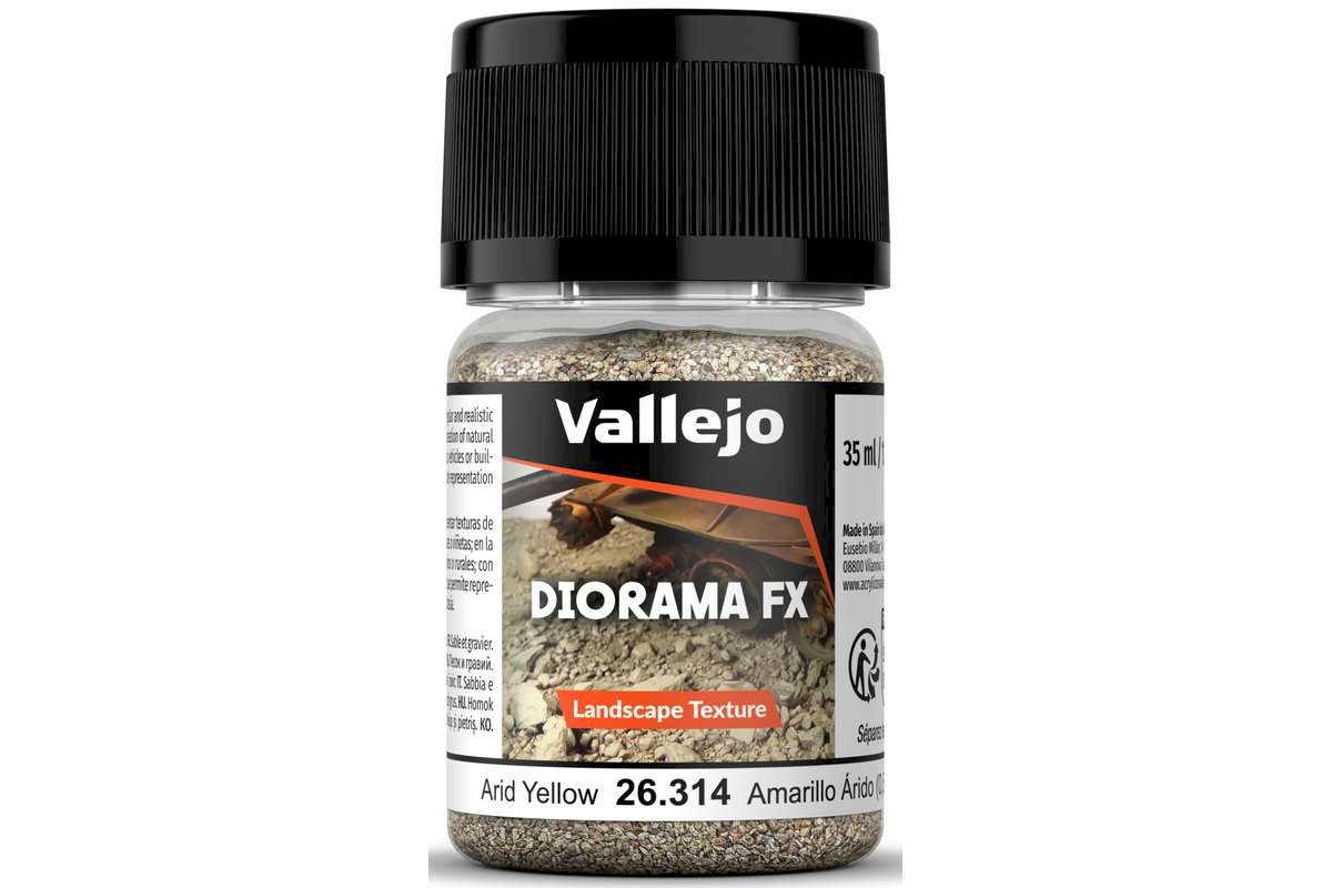 Vallejo Diorama FX Texture 35ml - Arid Yellow - Good Games