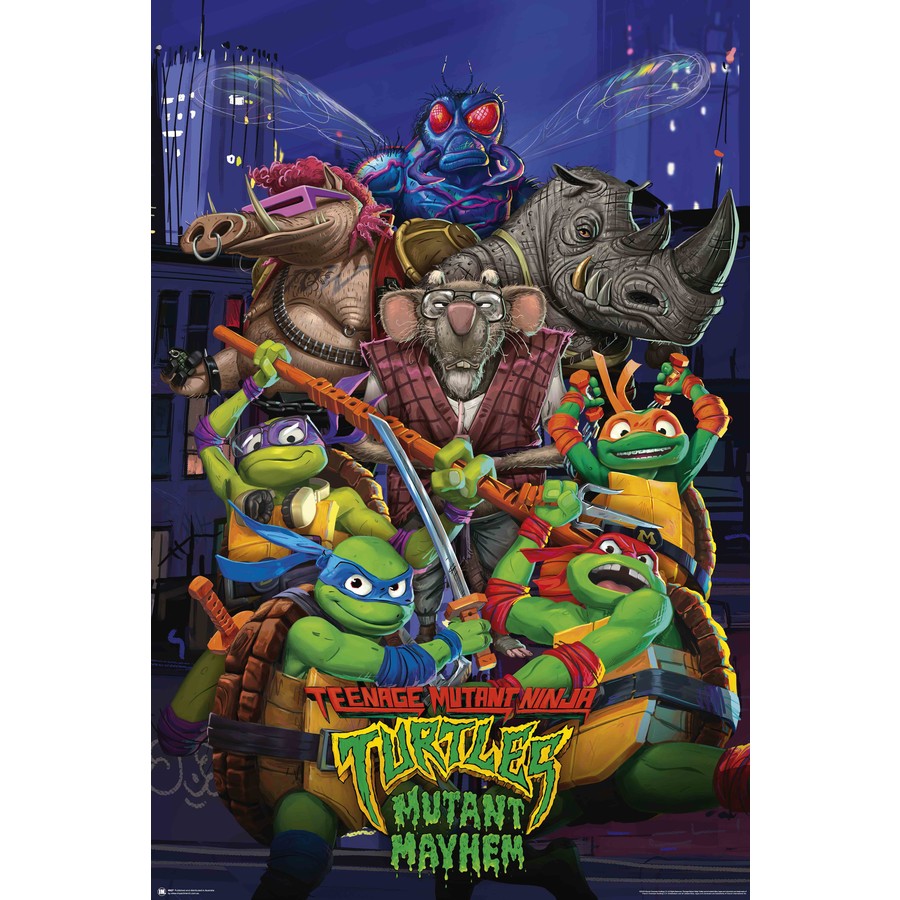 TMNT - Mutant Mayhem Movie - Reg Poster