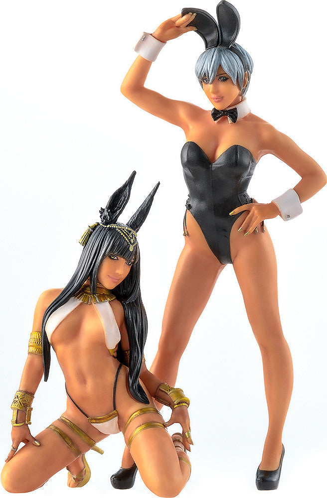 PLAMAX MF-47 minimum factory 120 scale bunny girl Anubis costume figure set with black and white bunny suits