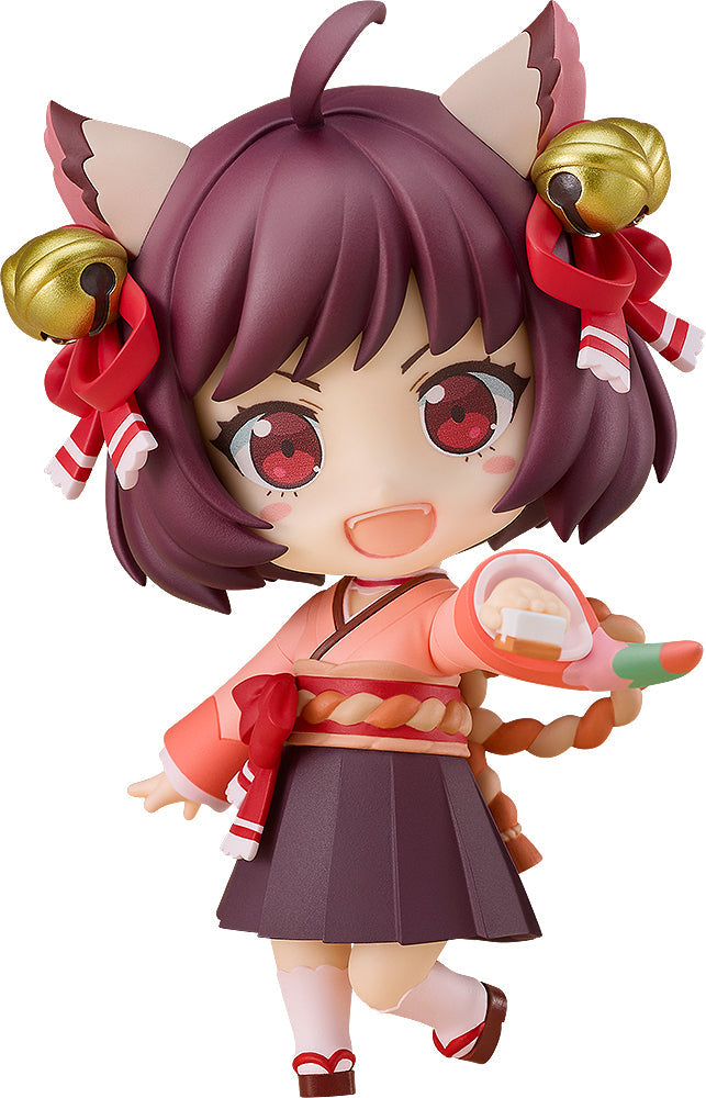 Nendoroid Ichihime from Mahjong Soul with a confident expression and fan accessory