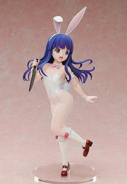 Higurashi When They Cry Sotsu Rika Furude bunny version figure holding knife wearing white fishnet stockings