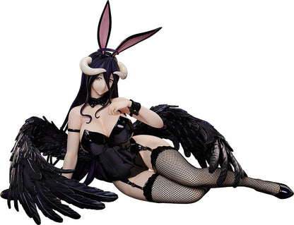 Albedo Black Bunny Version 1:4 Scale Figure by Good Smile Company in a glossy black bunny suit with fishnet stockings