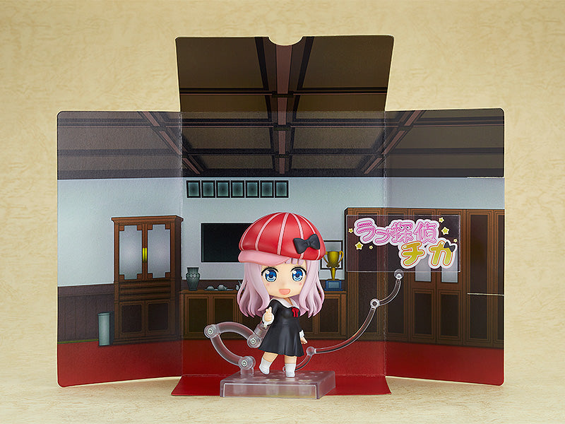 Nendoroid Chika Fujiwara with shocked expression and clipboard Kaguya-Sama Love is War