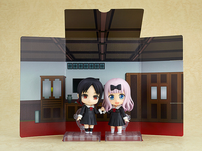 Nendoroid Chika Fujiwara holding a fan with cute expression Kaguya-Sama Love is War