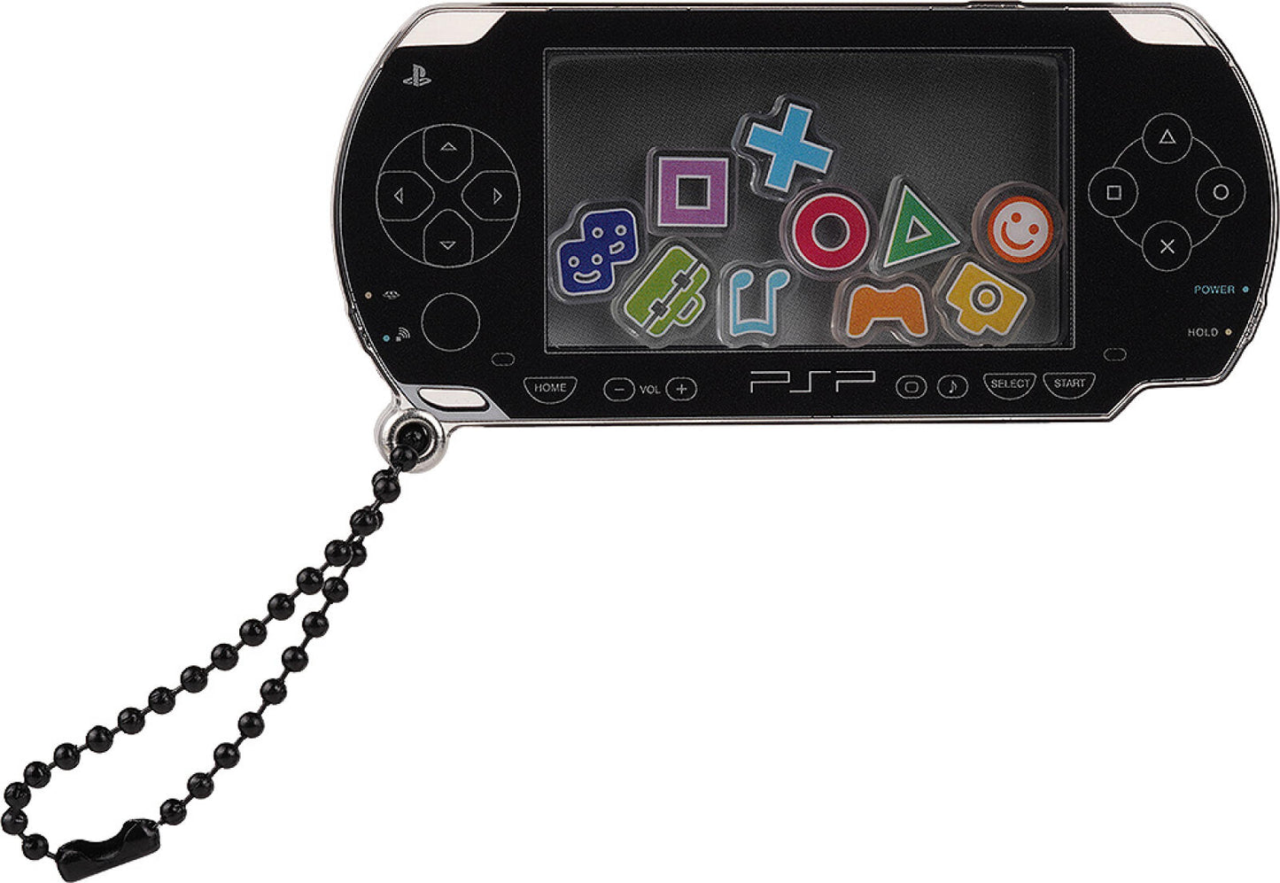 Good Smile Company PSP PlayStation Portable Rattle Acrylic Keychain - Black Version