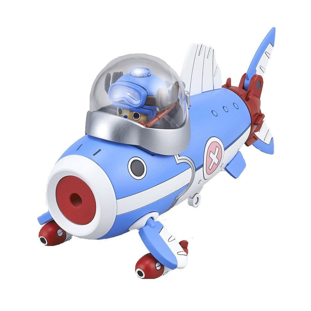 Detailed model of the blue Chopper Submarine, piloted by Tony Tony Chopper inside the clear bubble canopy