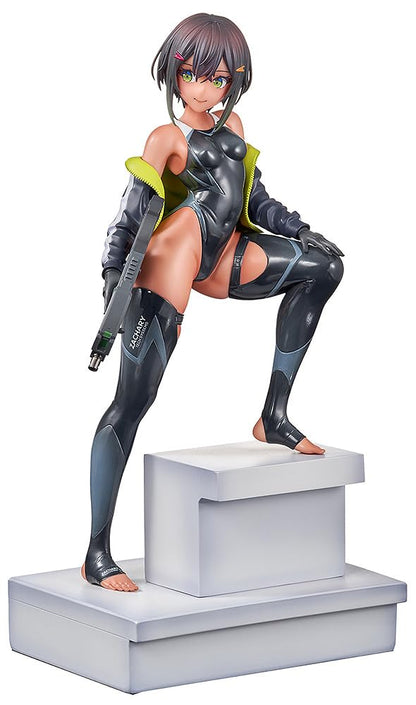 ARMS Note Bucho-Chan and Kohai-Chan scale figures posed playfully in swim team-themed outfits