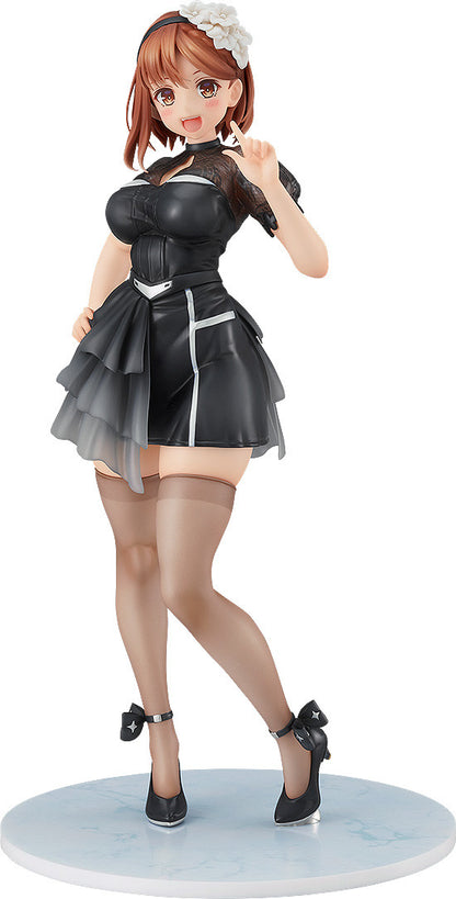 Ryza High Summer Formal figure in a white and lavender dress, holding a staff with a joyful pose