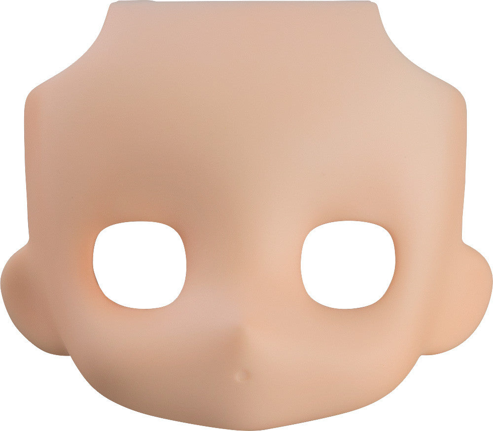 Good Smile Company Nendoroid Doll: Customizable Narrowed Eyes without Makeup Face Plate, Peach - Good Games