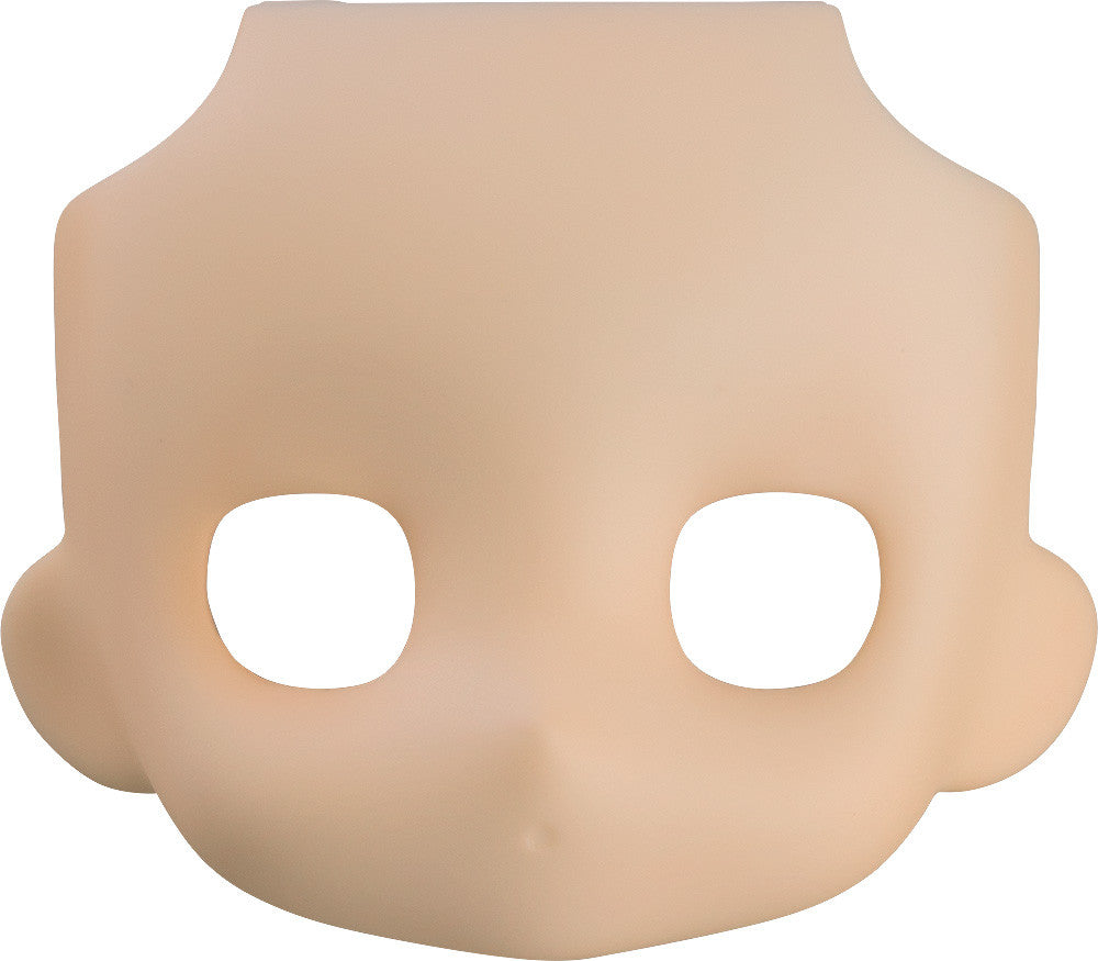 Good Smile Company Nendoroid Doll: Customizable Narrowed Eyes without Makeup Face Plate, Almond Milk - Good Games