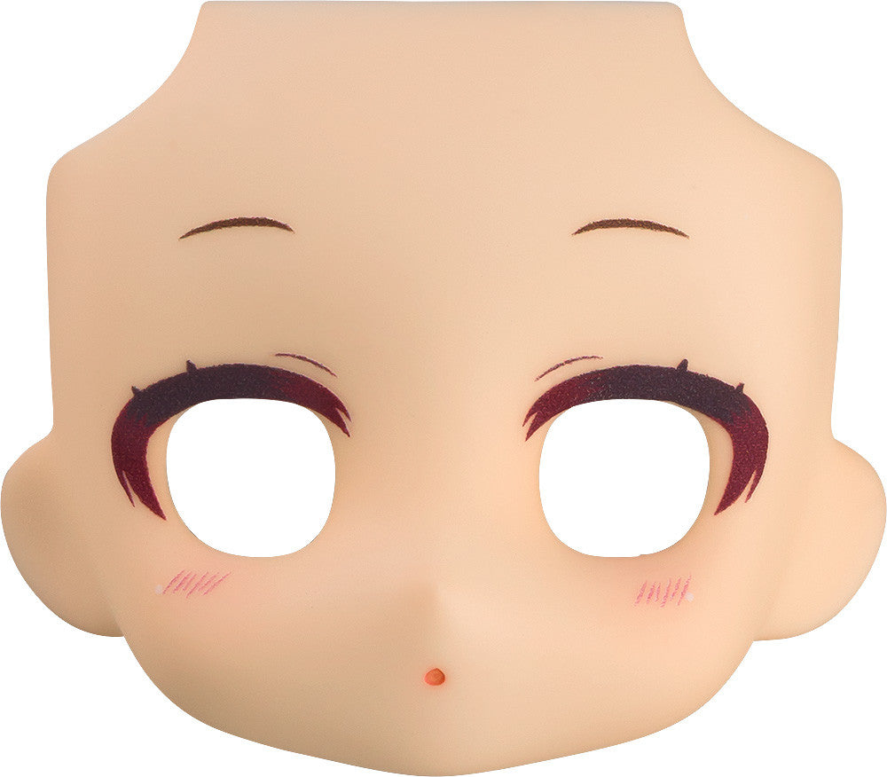 Good Smile Company Nendoroid Doll: Customizable Face Plate Narrowed Eyes with Makeup (Almond Milk) - Good Games