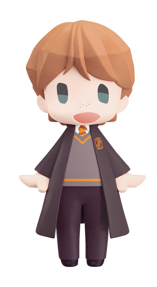 Chibi Ron Weasley figurine in Gryffindor robe and uniform with red hair and freckles