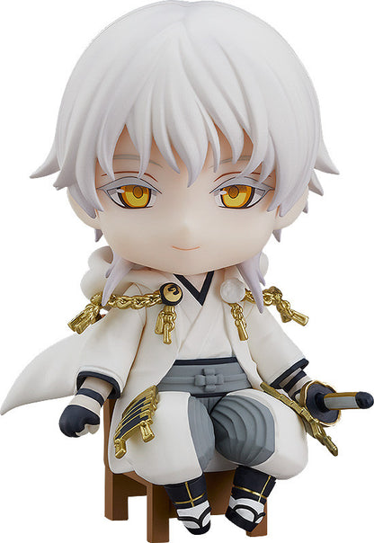 Nendoroid Swacchao! Tsurumaru Kuninaga figure seated on a chair with neutral expression