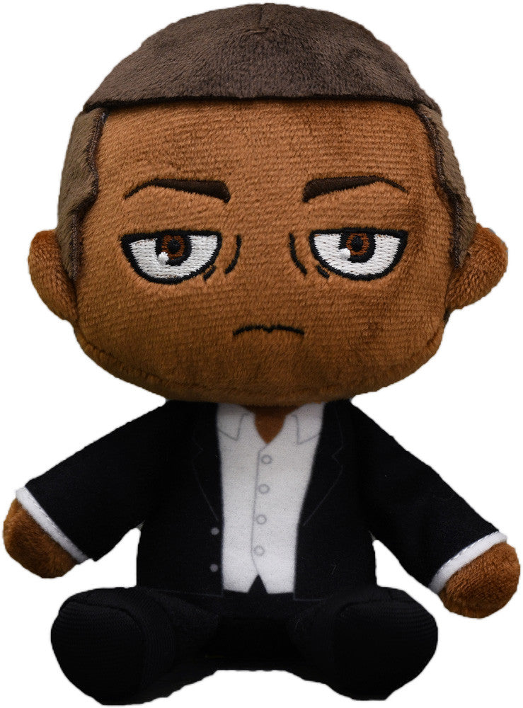 Attack on Titan Onyankopon plush doll in black suit and white shirt