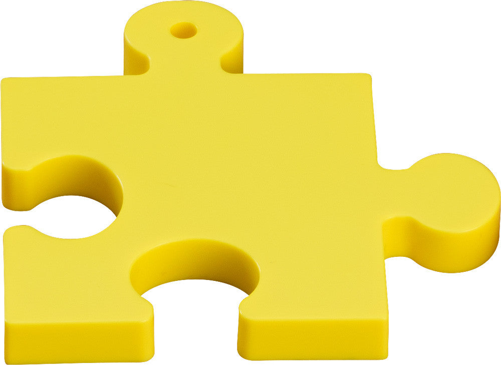 Nendoroid More: Puzzle Base piece with two inward curves and two outward knobs
