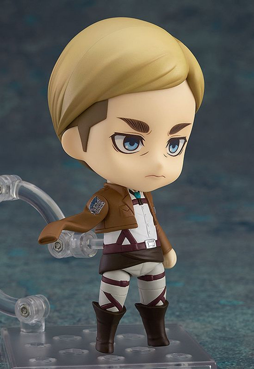 Attack on Titan Erwin Smith Nendoroid figure with blonde hair and brown Survey Corps jacket