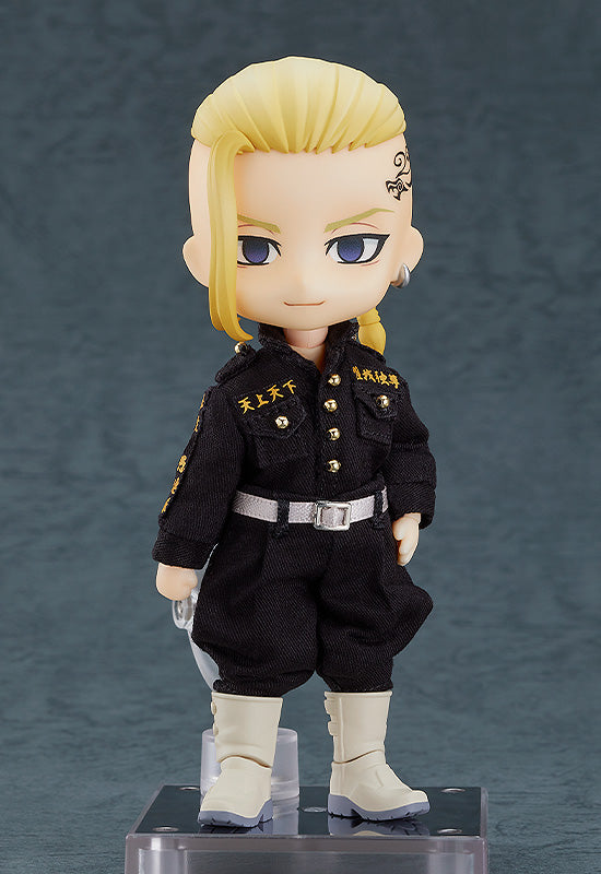 Tokyo Revengers Nendoroid Doll Ken Ryuguji in black uniform with white boots